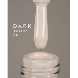 Dark gel polish 63, 6 ml